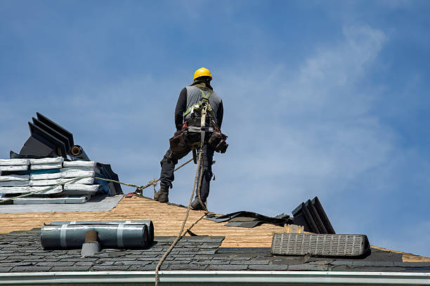 Professional Gutter Installation technician working in Farmington, NM